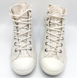 SIZE 8.5 CONVERSE Chuck Taylor All Star Wedge Shoes EUC B61